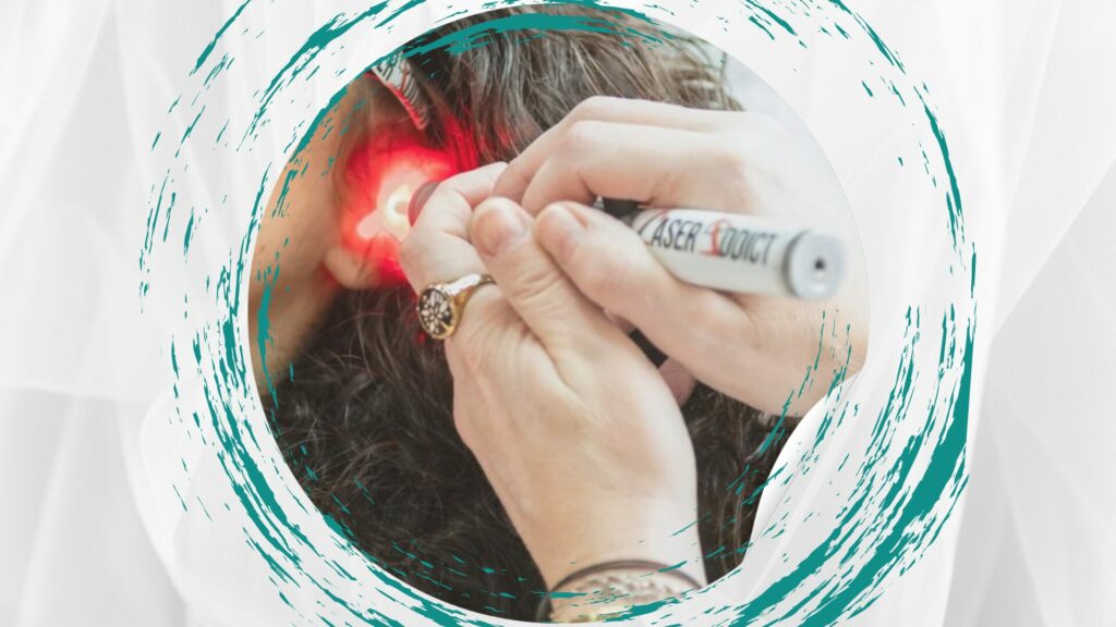 LaserAddict – stimulation laser sur l’oreille pour apaiser les bouffées de chaleur et les troubles de la ménopause